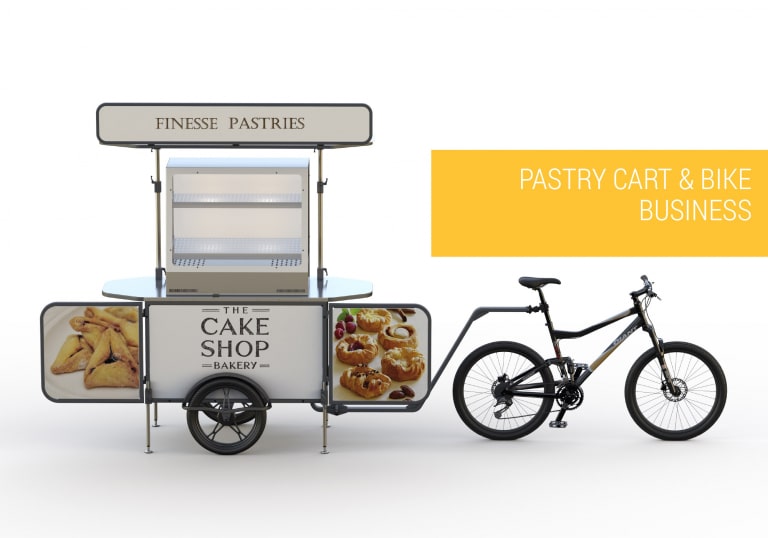 Start a Pastry Bike Business Bizz On Wheels