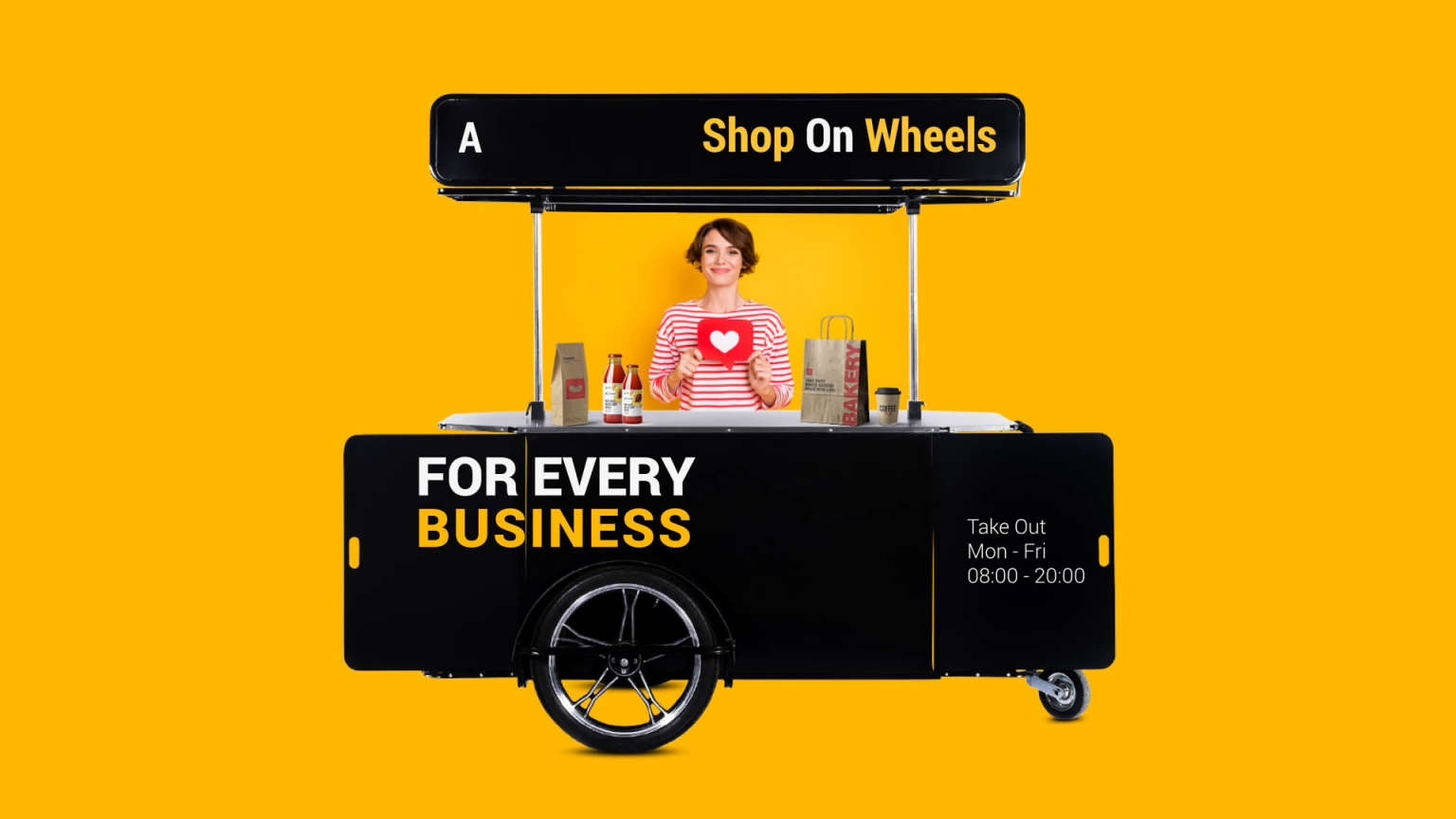 Basic Vending Cart Xl Food Carts Bizz On Wheels Vending Solutions