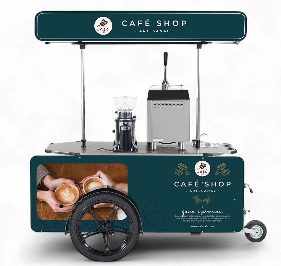 Coffee Cart L Dual Fuel