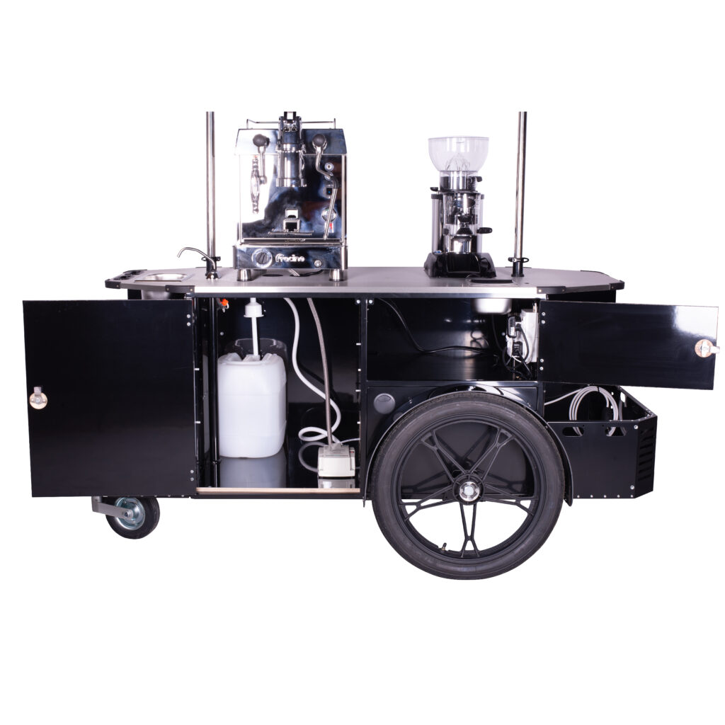 Coffee cart setup