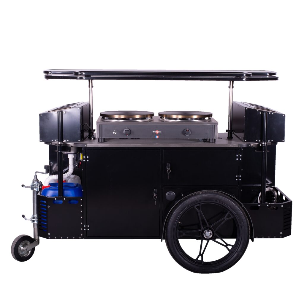 Crepes bike trailer on wheels