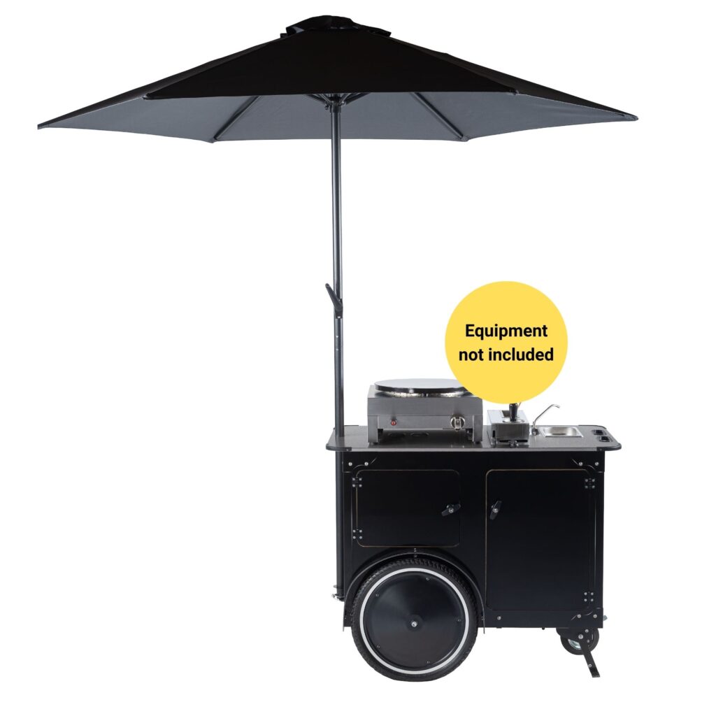 Food cart on wheels