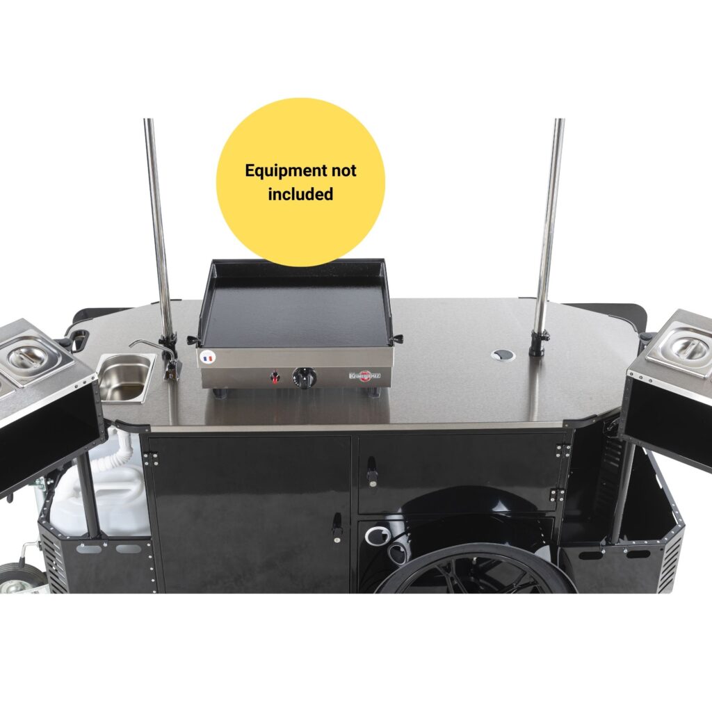 Food cart on wheels