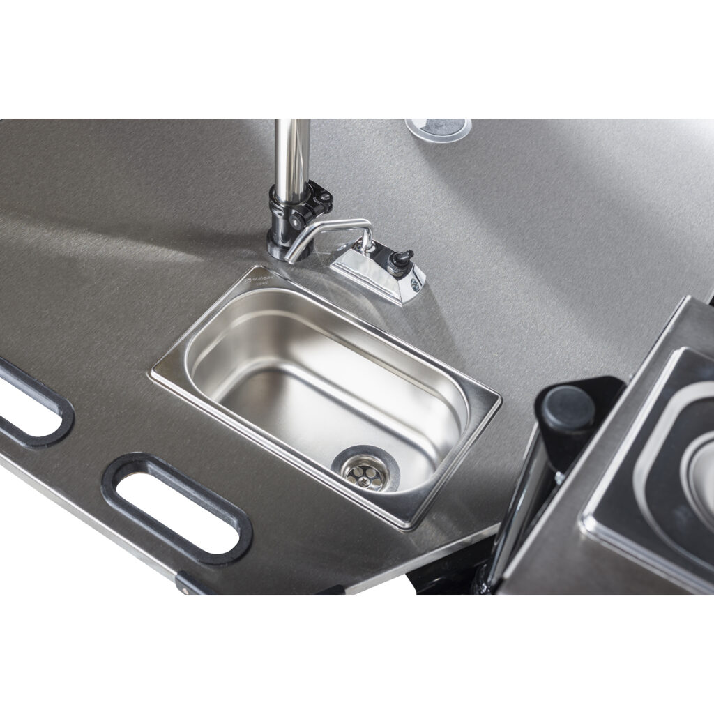 Food cart sink